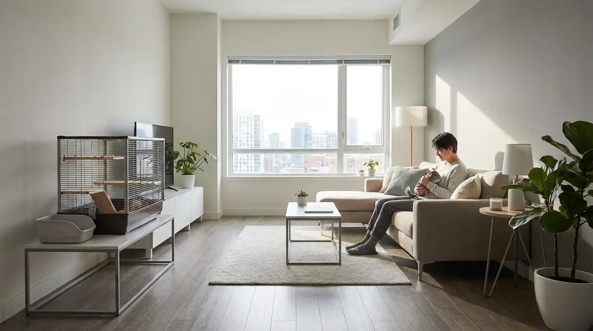 一人暮らし・賃貸でもチンチラを飼える？条件と注意点