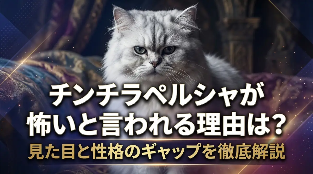 チンチラペルシャが怖いと言われる理由は?見た目と性格のギャップを徹底解説