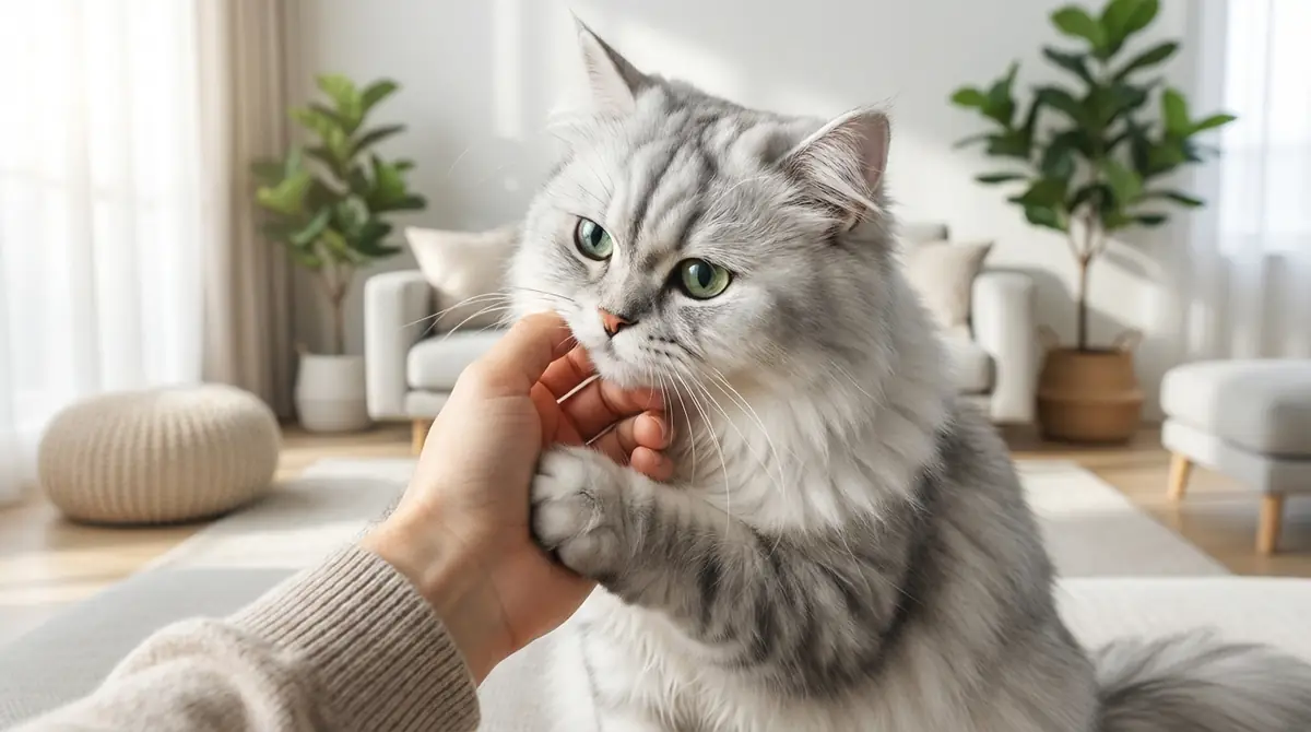 【結論】チンチラペルシャは怖くない!実際は甘えん坊な性格