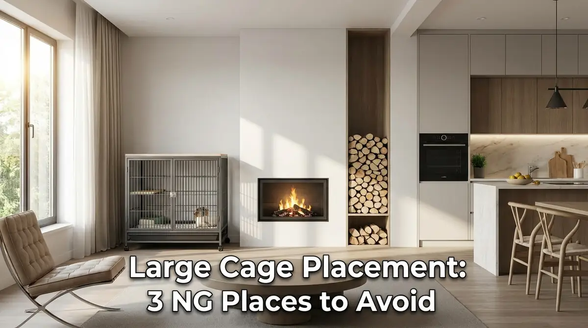 大型ケージの設置場所｜置いてはいけない3つのNG場所