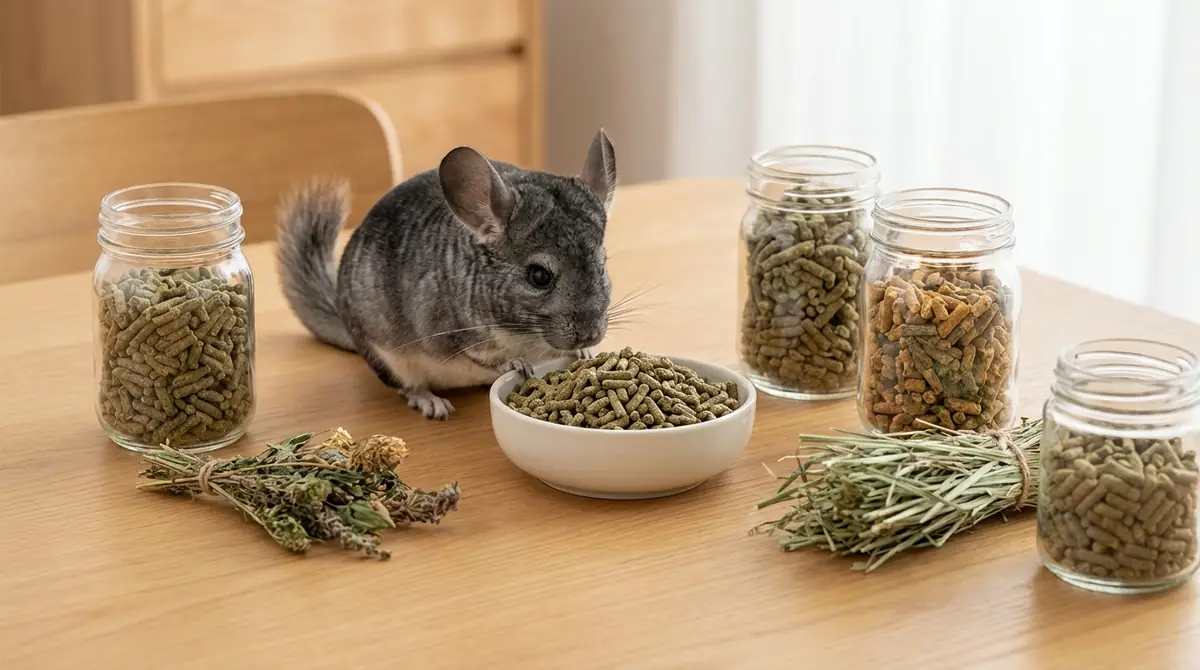 チンチラのフード（ペレット）とは？基本知識を解説