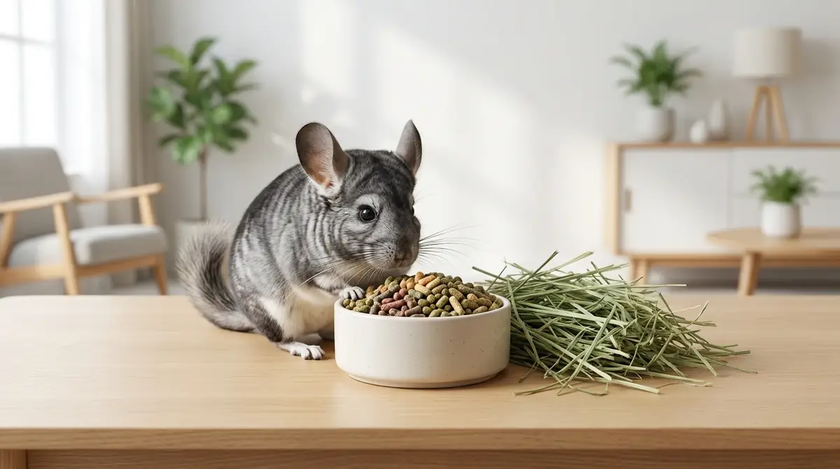 チンチラフードの与え方と切り替え方法