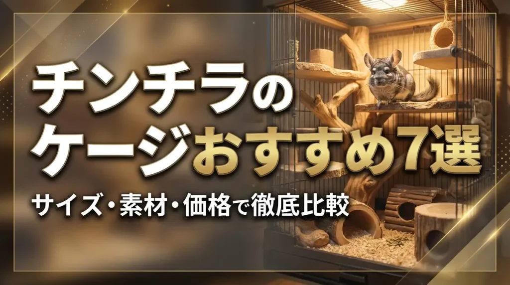 チンチラのケージおすすめ7選｜サイズ・素材・価格で徹底比較