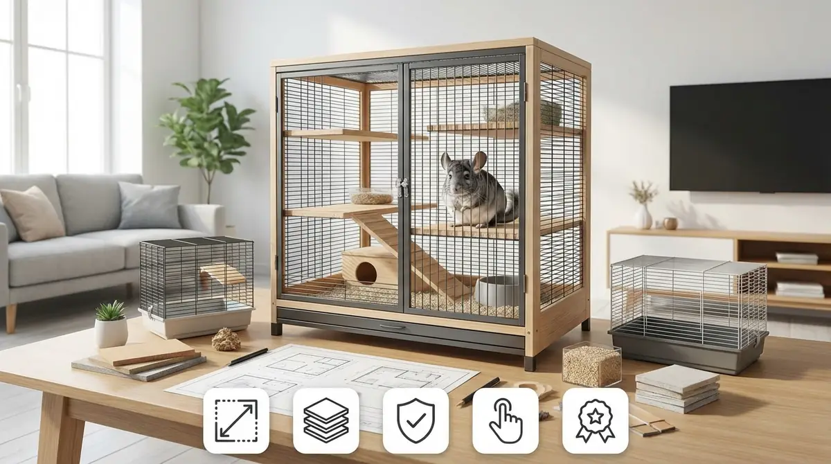 チンチラ用ケージの選び方｜失敗しない5つのポイント