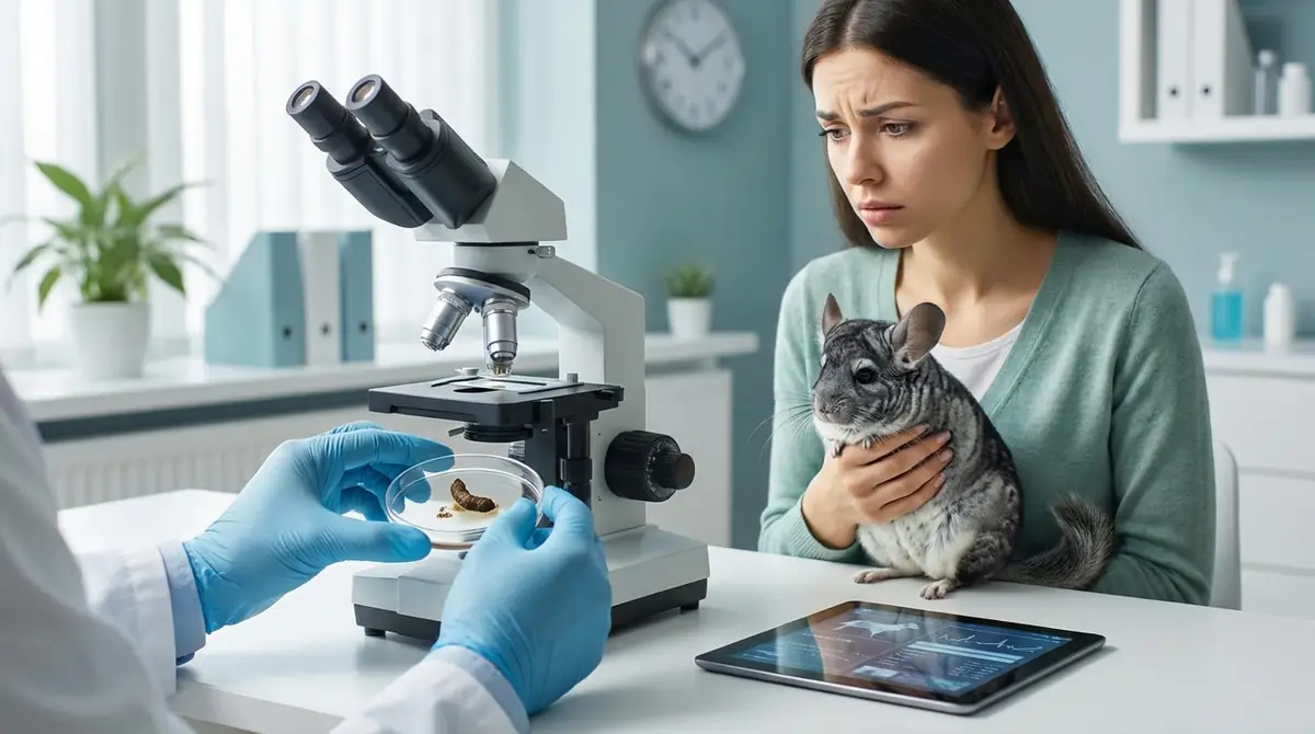 チンチラのうんちに異常を見つけたときの対処法