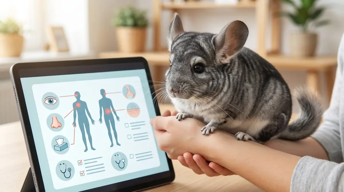 チンチラアレルギーの症状一覧｜部位別チェックリスト