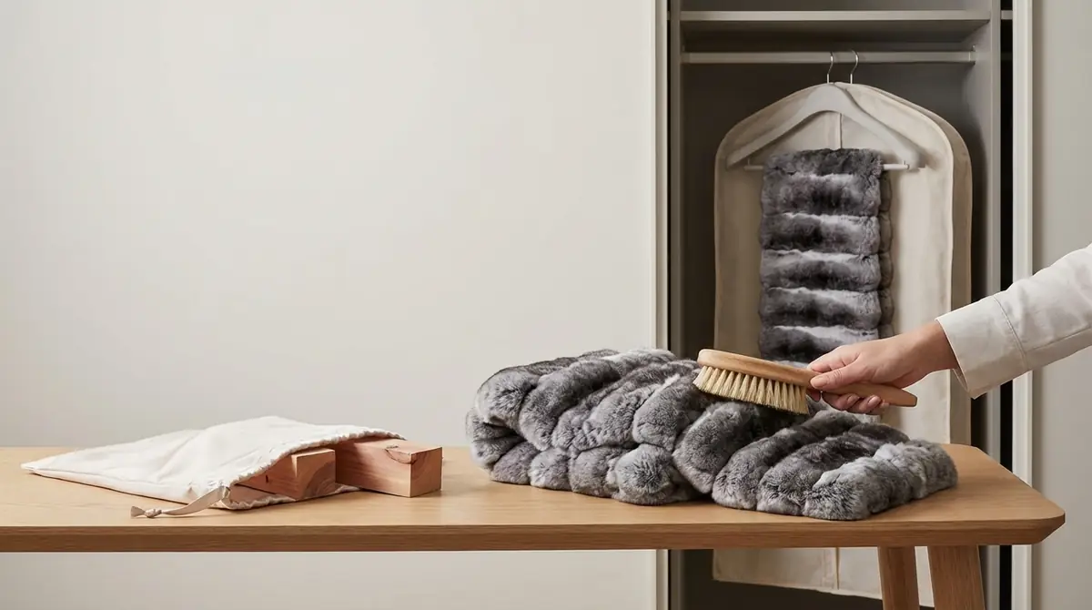 チンチラマフラーを長く愛用するためのお手入れ・保管方法