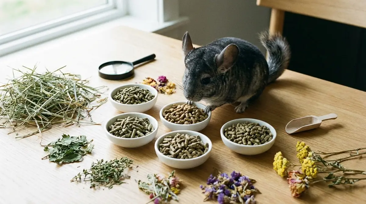 チンチラ用ペレットの選び方|失敗しない4つのポイント