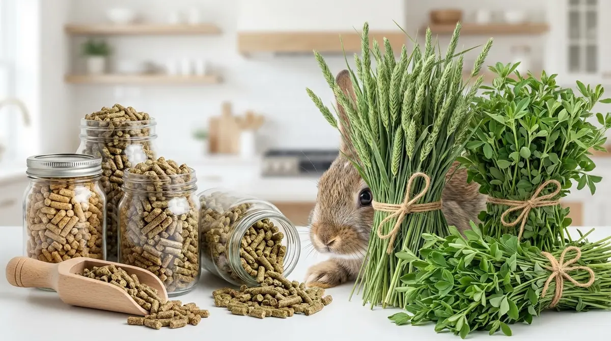 そもそもペレットとは?牧草との違いと必要な理由