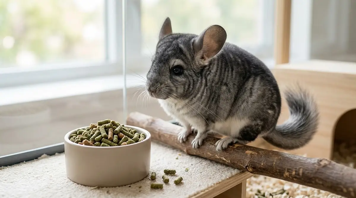 チンチラがペレットを食べない時の原因と対処法5選