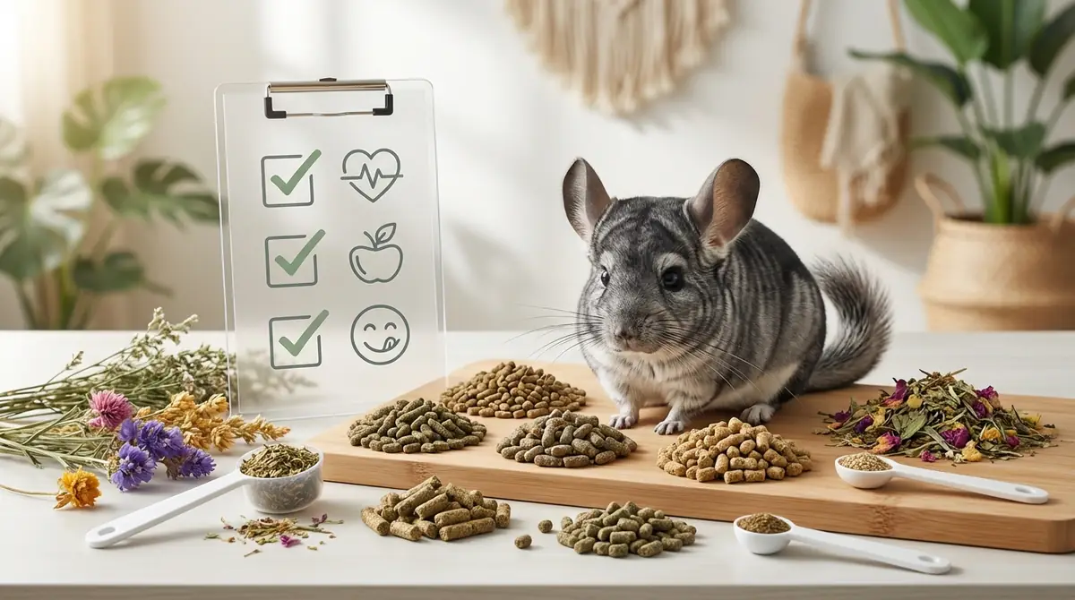 まとめ|チンチラのペレット選びチェックリスト