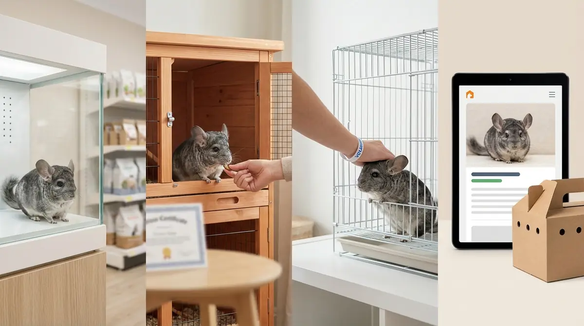 チンチラの購入先4種類｜それぞれの特徴とメリット・デメリット