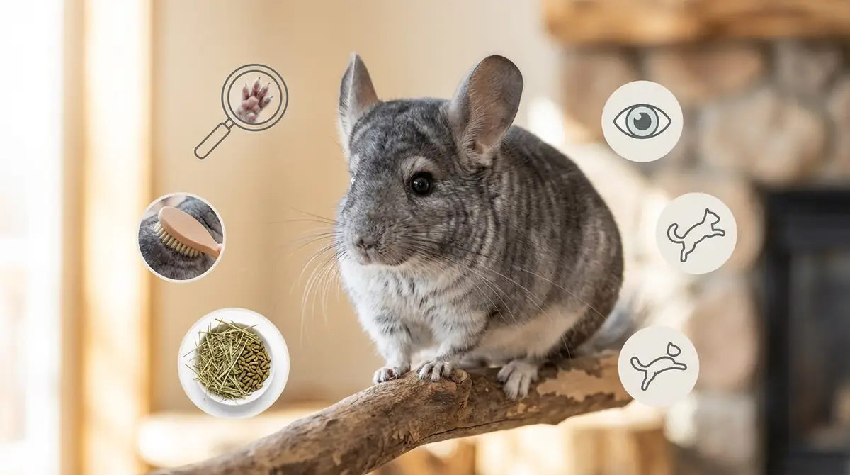 健康なチンチラを見分ける5つのチェックポイント