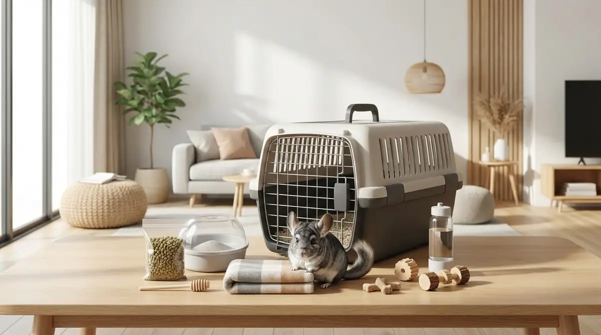 チンチラをペットホテルに預ける準備｜持ち物リスト