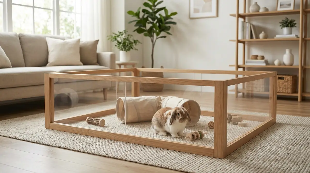 部屋んぽに必要なスペースと飼育環境