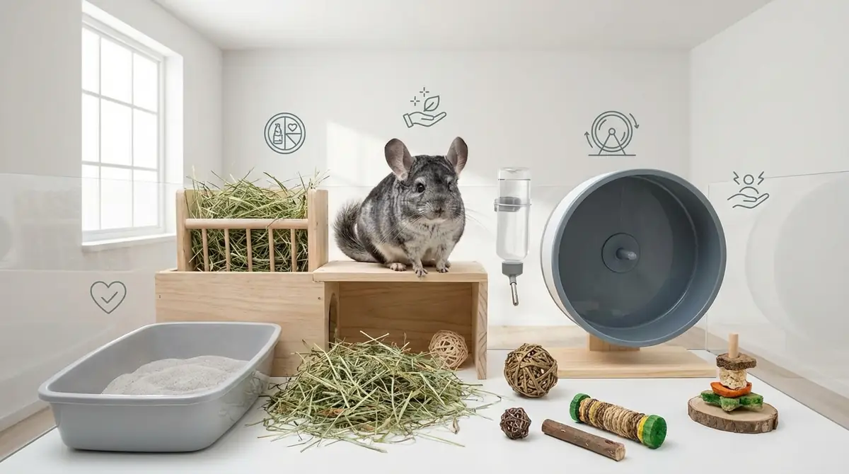 チンチラを長生きさせる5つの飼育ポイント