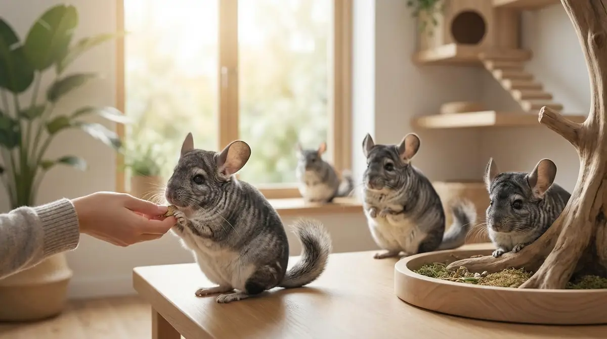 チンチラが懐くまでの期間は平均2〜6ヶ月【個体差あり】