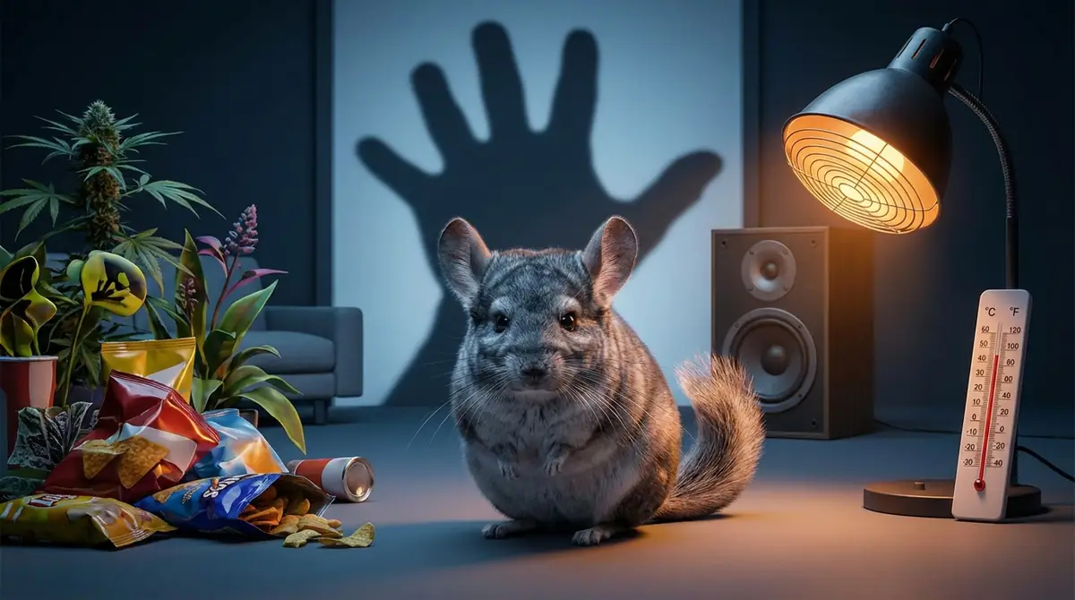 チンチラの寿命を縮めるNG行動3選