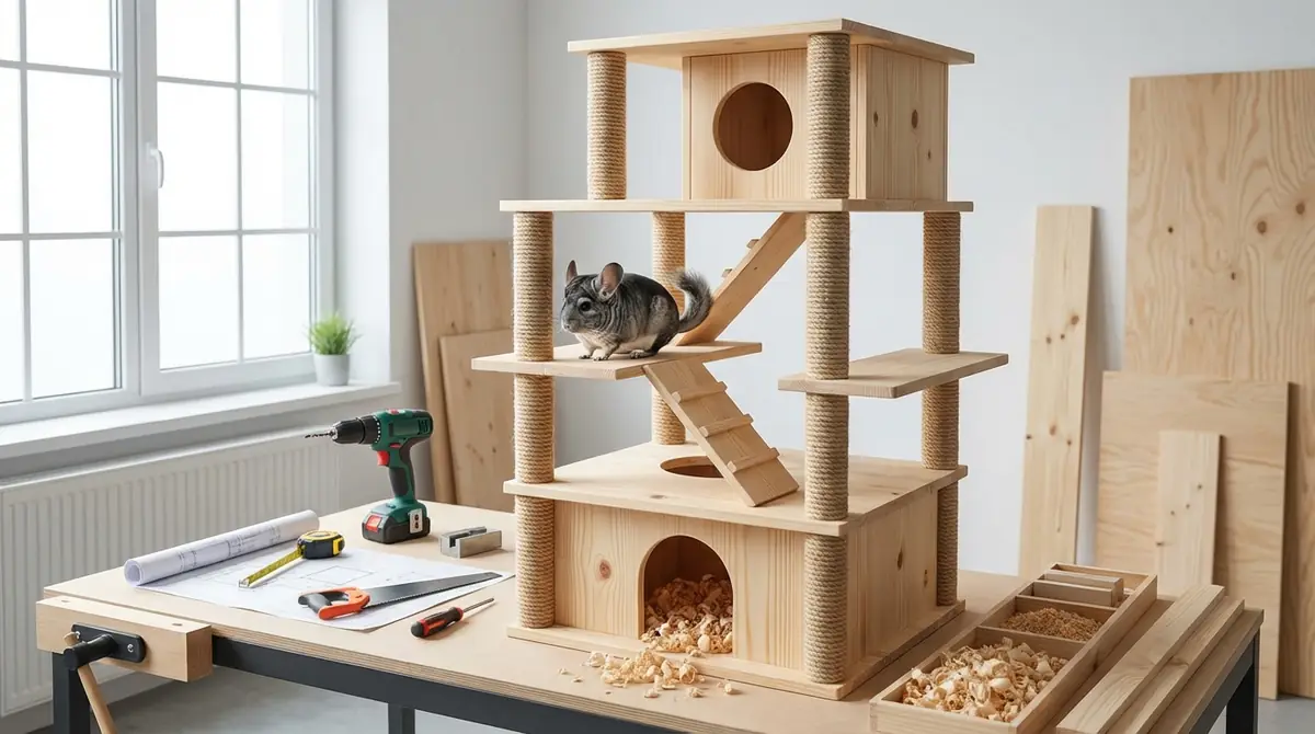 チンチラタワーを自作する際の注意点【DIY派向け】