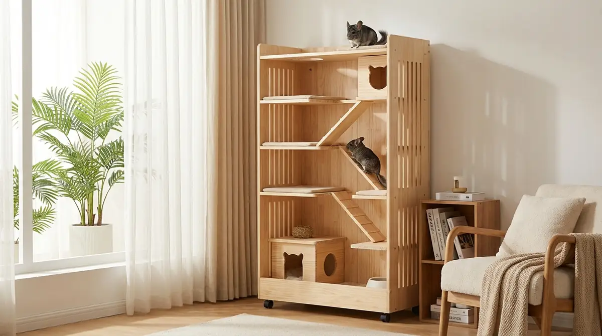 チンチラタワーの設置場所と上手な使い方