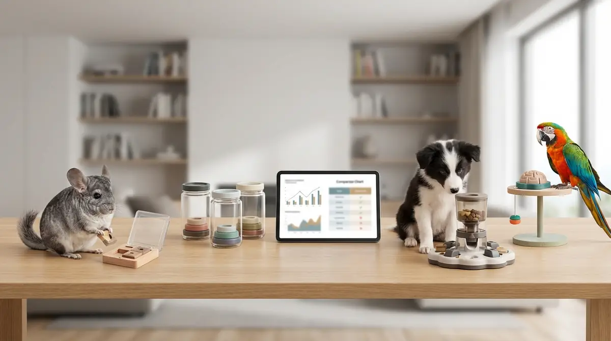 【比較表あり】チンチラと他のペットの知能を徹底比較