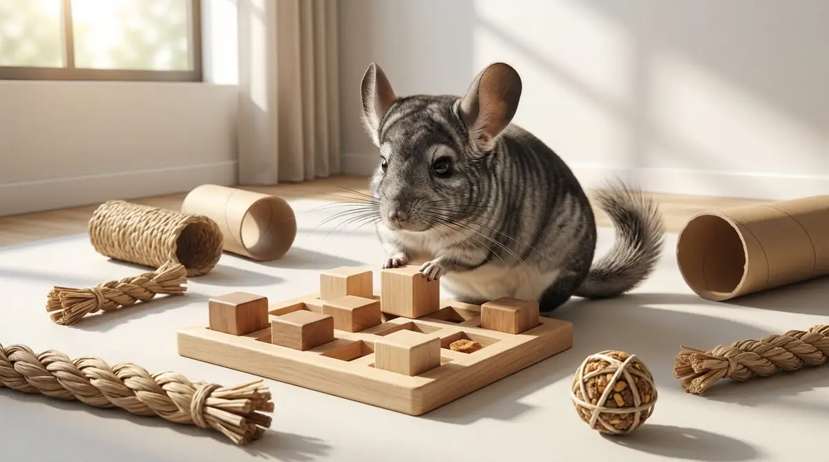 チンチラの賢さを活かす知育遊び・トレーニング3選