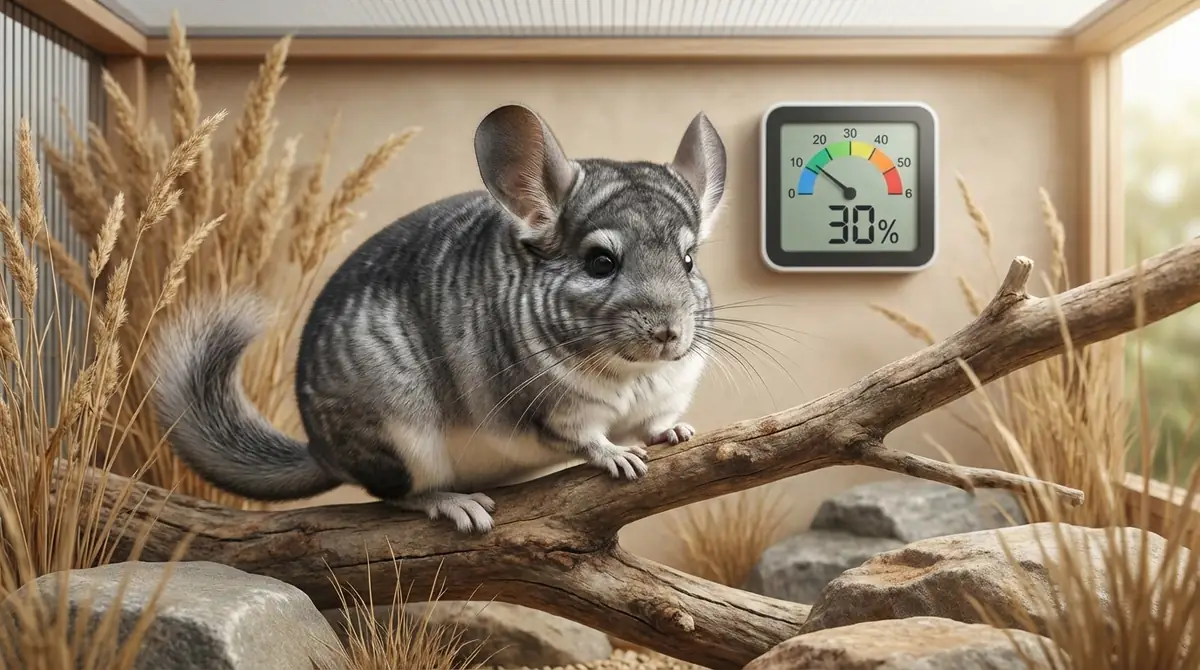 チンチラに最適な湿度は30〜40％｜危険ラインと目安を解説