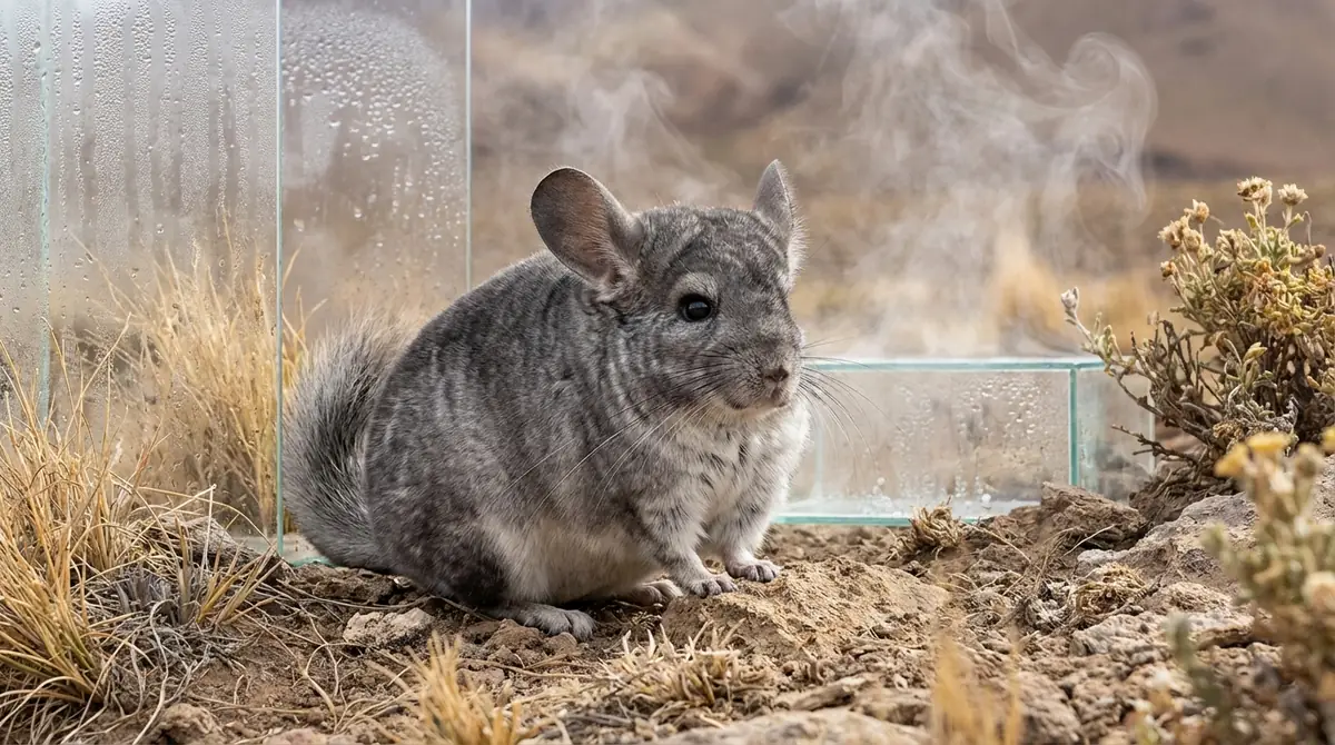 チンチラが湿度に弱い3つの理由｜生態から理解しよう