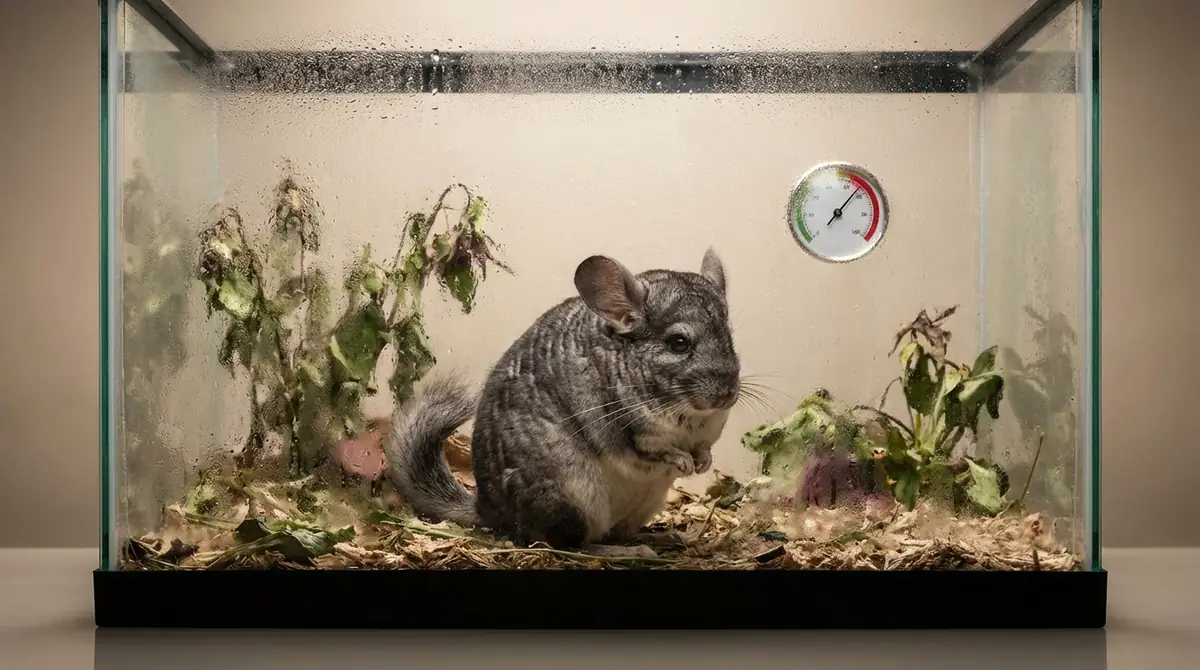 高湿度がチンチラに与える3つの健康被害