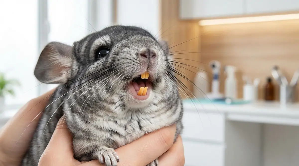 チンチラの歯の正常な状態｜色・長さ・本数を確認しよう