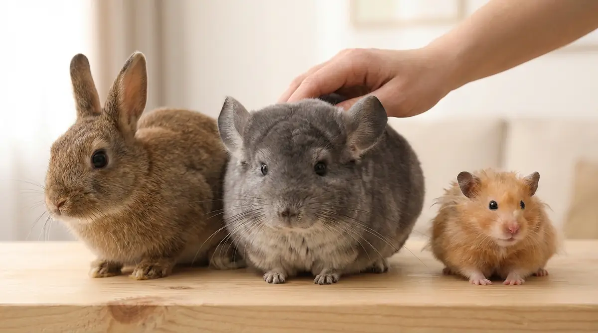 うさぎ・ハムスターと比較｜チンチラのもふもふは別格？