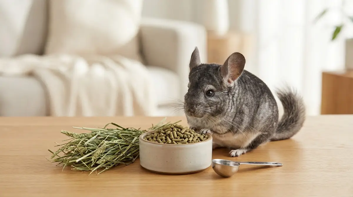 チンチラの副食｜ペレットの役割と1日の適正量