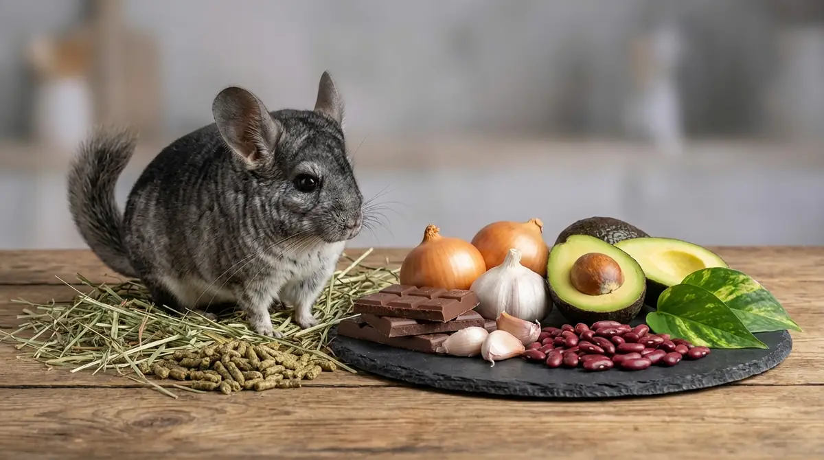 チンチラが食べてはいけないNG食材一覧