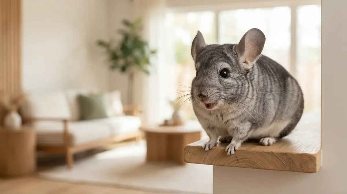 チンチラはなぜ鳴く?鳴き声の基本を知ろう