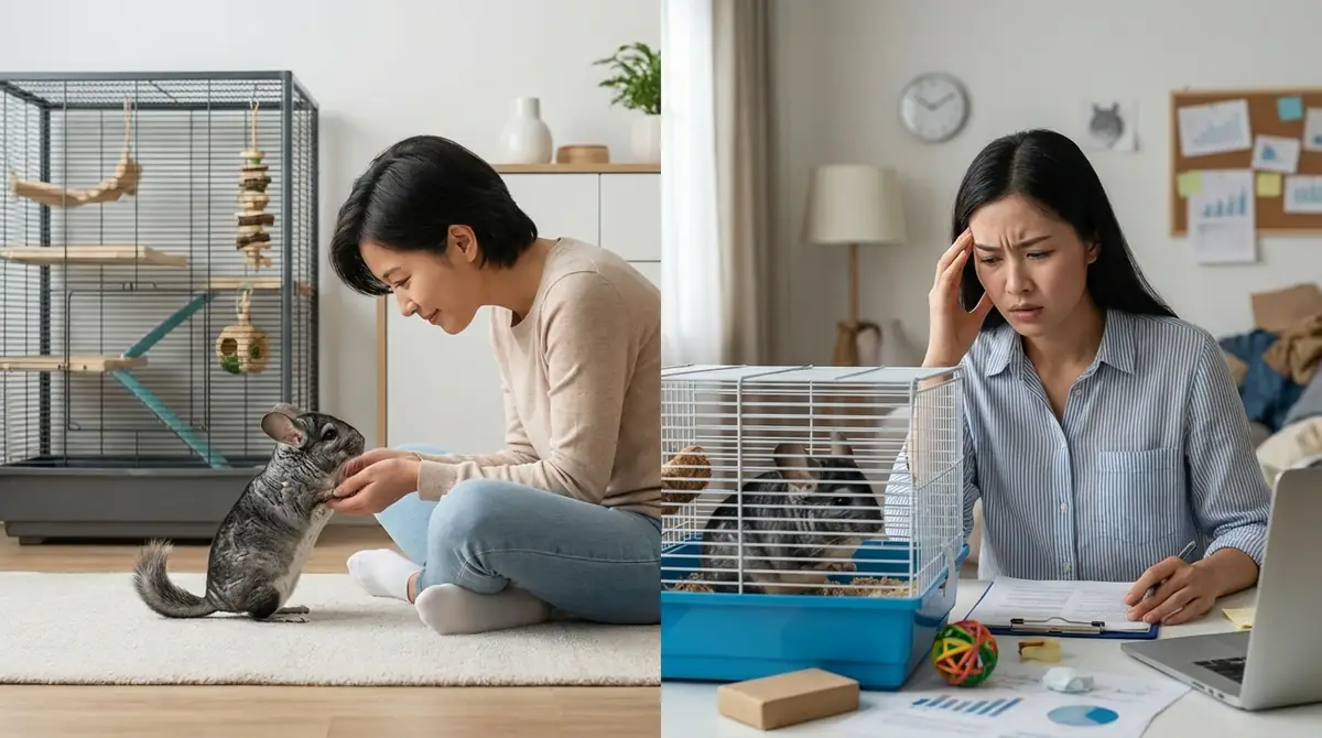 チンチラの飼い方が向いている人・向いていない人