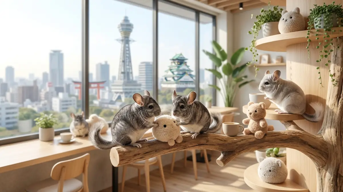 大阪のチンチラカフェ全店舗を徹底紹介【料金・アクセス・特徴】