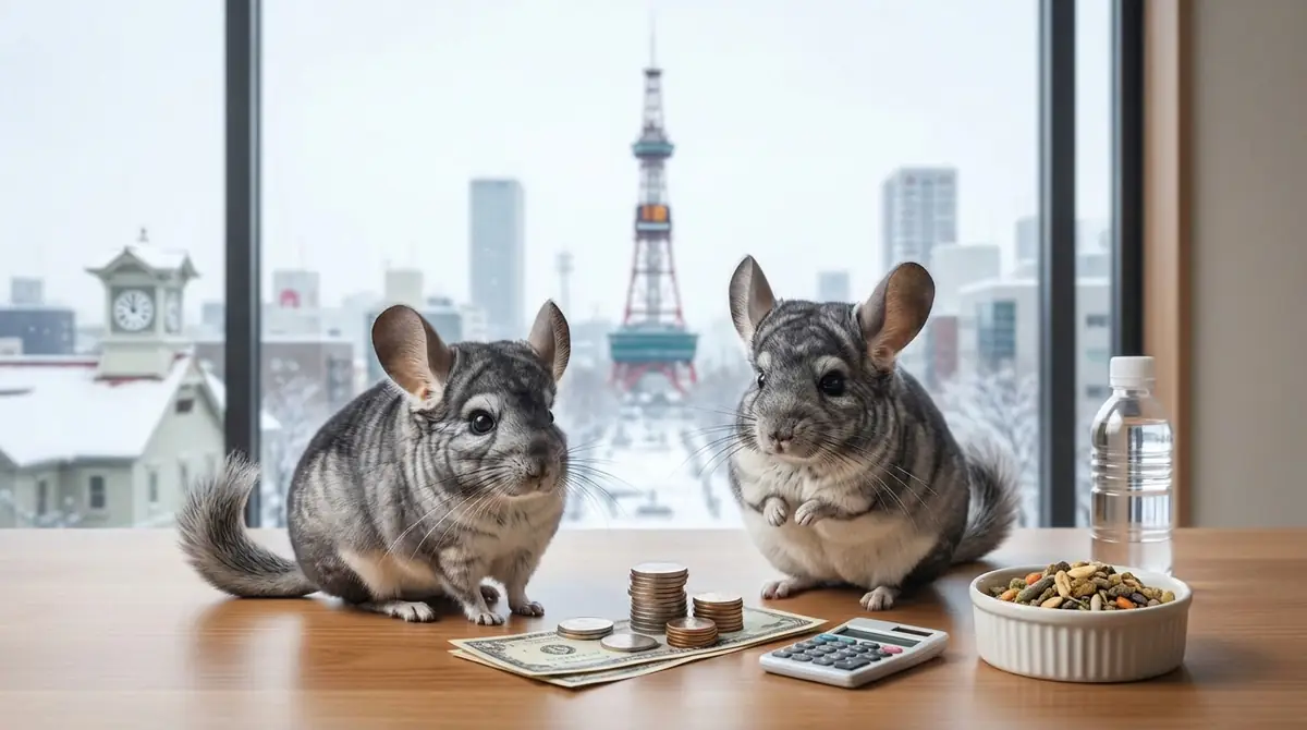 札幌のチンチラ価格相場と初期費用の目安