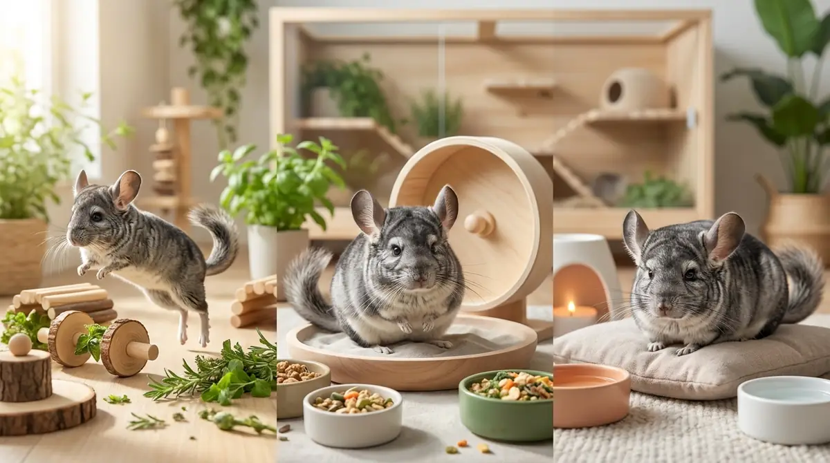 チンチラの年齢に合わせた長生きの秘訣5選