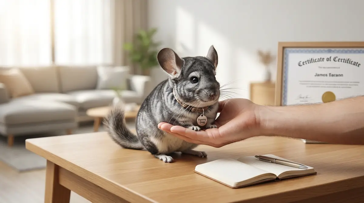 チンチラの名前が決まったら|覚えさせ方と登録の注意点