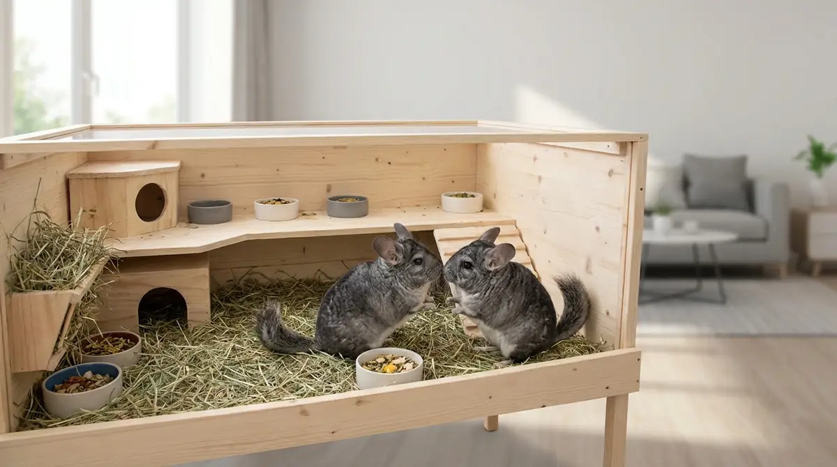 チンチラの多頭飼いは可能？結論と3つの必須条件