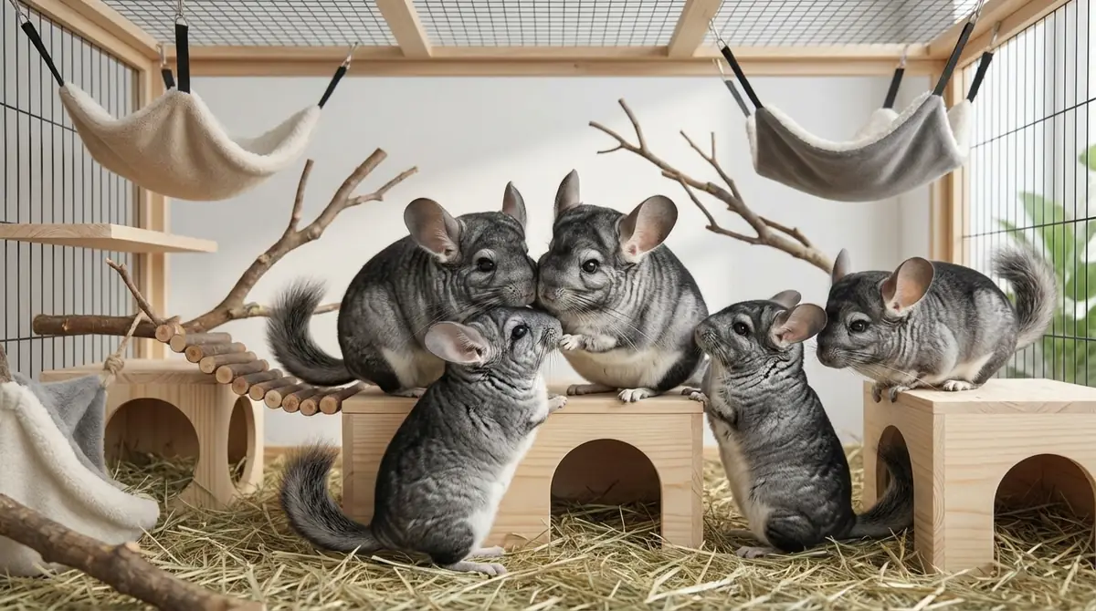 チンチラを多頭飼いするメリット5つ