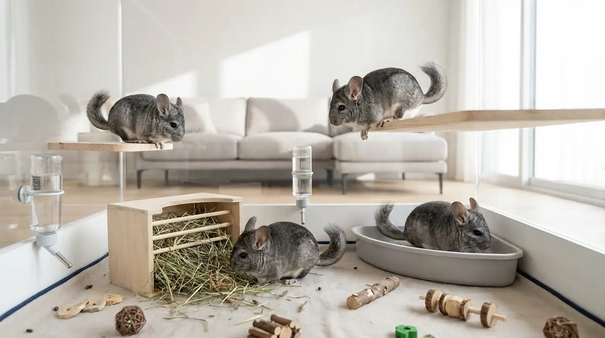 チンチラを多頭飼いするデメリット・リスク5つ