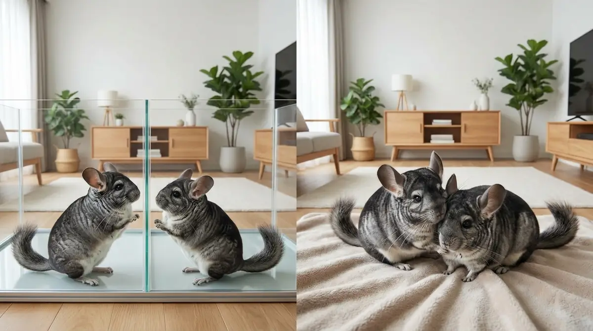 チンチラの多頭飼い｜顔合わせから同居までの4週間スケジュール