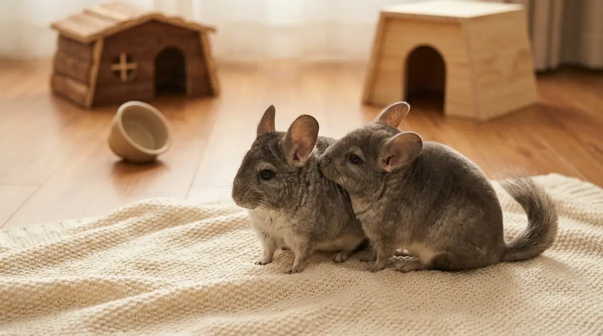 チンチラの多頭飼いでよくあるトラブル5選と対処法