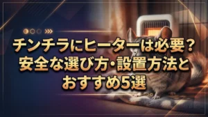 チンチラにヒーターは必要？安全な選び方・設置方法とおすすめ5選