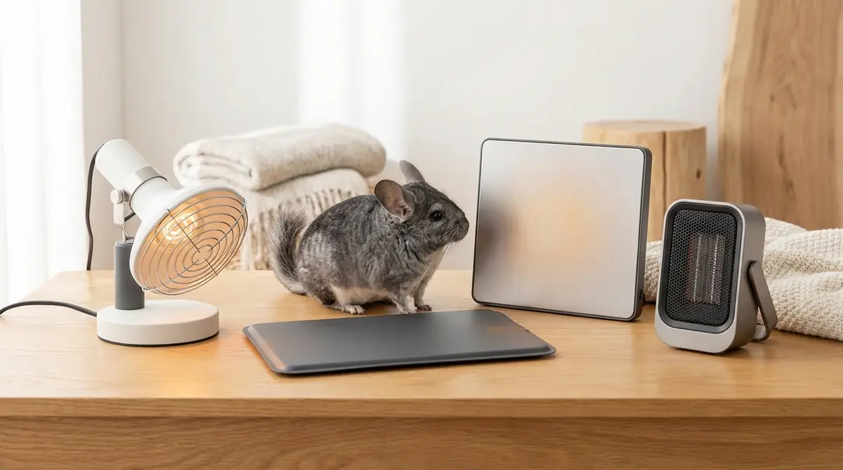 チンチラ用ヒーター4タイプの特徴と選び方