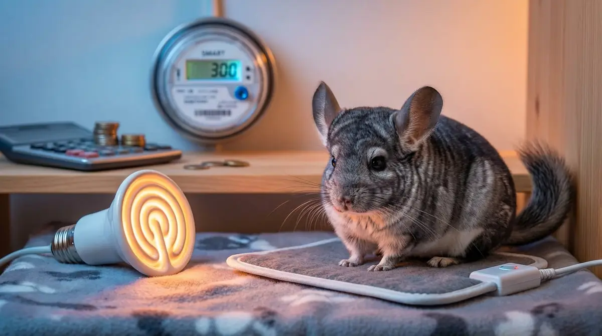 チンチラ用ヒーターの電気代はいくら？タイプ別に計算