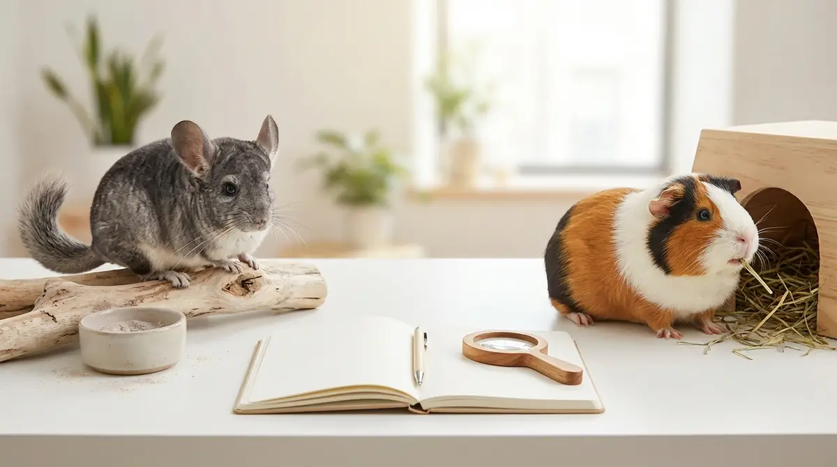 【診断チャート】あなたに向いているのはチンチラ？モルモット？